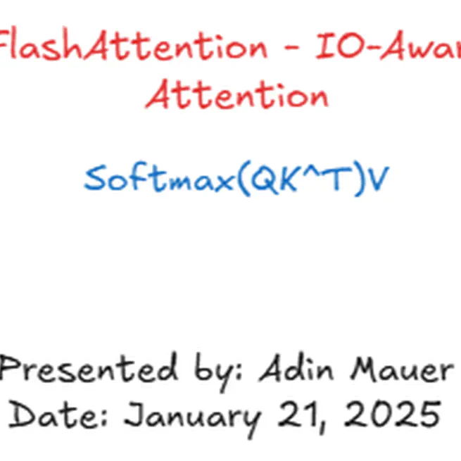 FlashAttention